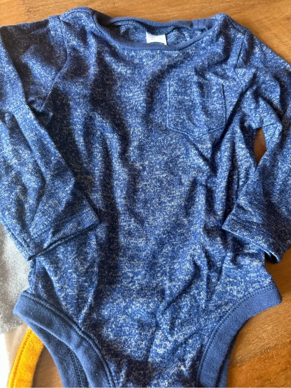 ⚡️3/$20 Baby Boys' 6-12 months Long Sleeve Onesie Set - Space, Gray & Navy